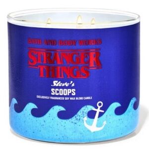 Bath and Body Works Stranger Things Steve’s Scoops 3 Wick Candle